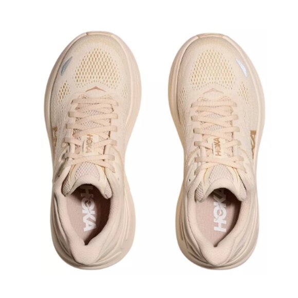 Bondi 9 (Vanilla/Sandstone) Hoka Women's Shoes - NEW! - Picture 3 of 7